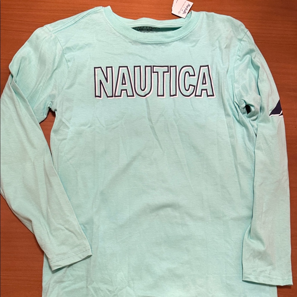 Nautica Kids Light‎ Blue Long Sleeve Tee